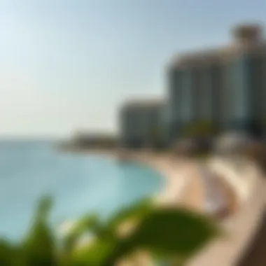 Scenic view of the beach near Adagio Palm Jumeirah