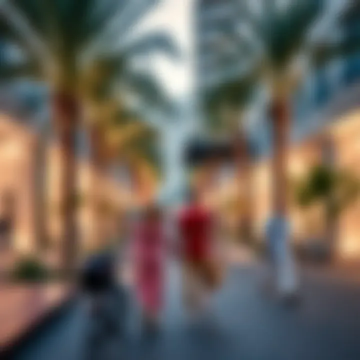 Vibrant community life around Adagio Palm Jumeirah