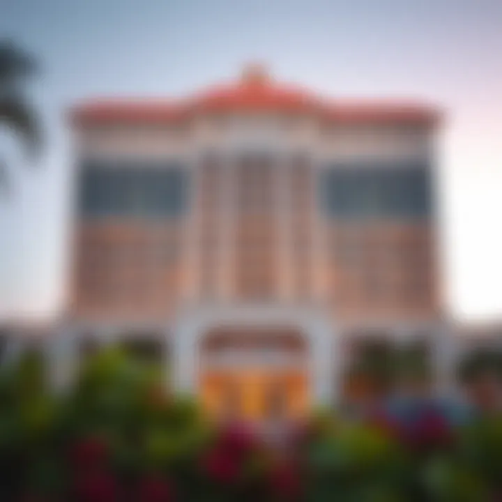 Stunning view of Adagio Palm Jumeirah facade