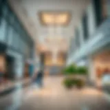 Spacious interior of Al Ghurair City Center showcasing modern design and retail spaces