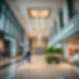 Spacious interior of Al Ghurair City Center showcasing modern design and retail spaces