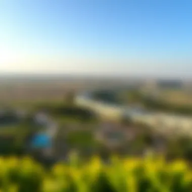 A panoramic view of Al Montazah Parks showcasing lush greenery and recreational areas