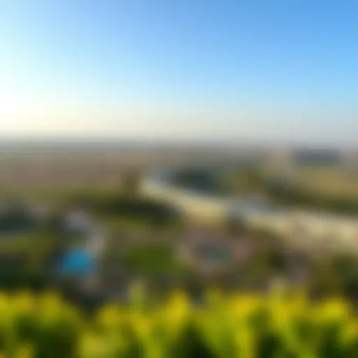 A panoramic view of Al Montazah Parks showcasing lush greenery and recreational areas