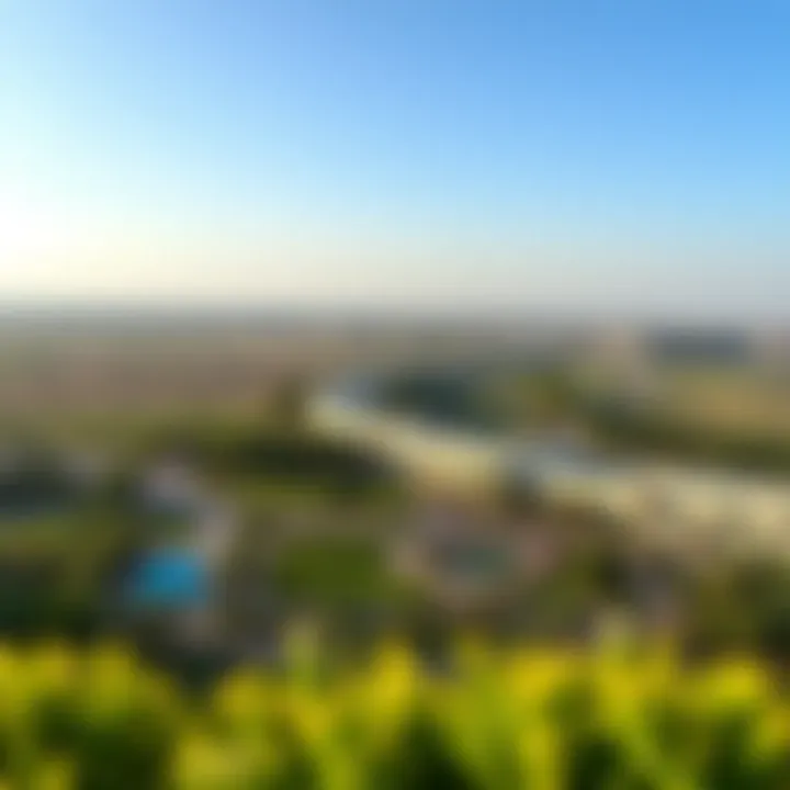 A panoramic view of Al Montazah Parks showcasing lush greenery and recreational areas