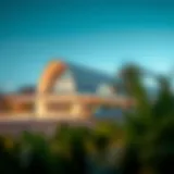 Exterior view of Al Rigga Metro Station showcasing modern architecture