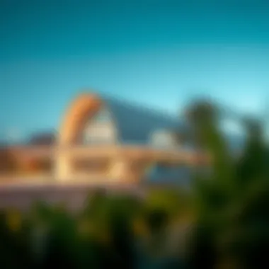 Exterior view of Al Rigga Metro Station showcasing modern architecture