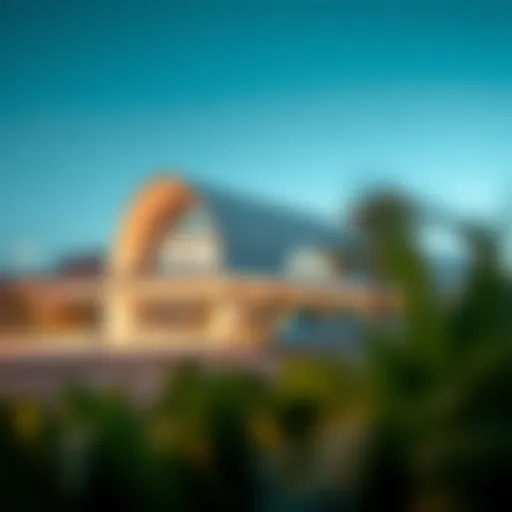 Exterior view of Al Rigga Metro Station showcasing modern architecture