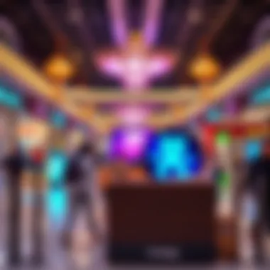 A lively entertainment zone within Al Sharq Mall, highlighting fun activities for all ages.