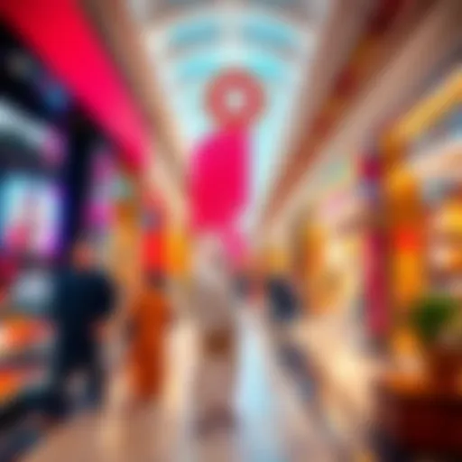 A vibrant shopping scene at Al Sharq Mall showcasing diverse retail options.