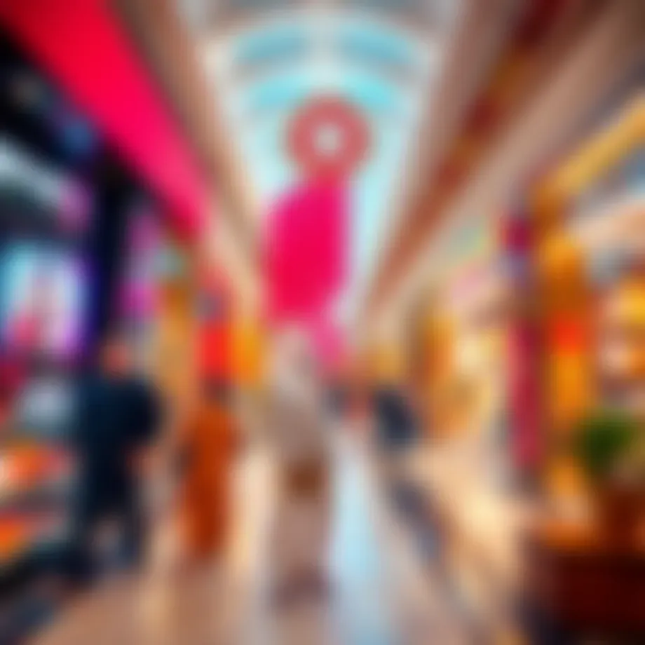 A vibrant shopping scene at Al Sharq Mall showcasing diverse retail options.