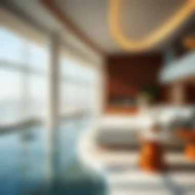 Luxurious amenities offered within Al Sondos Tower, highlighting modern living