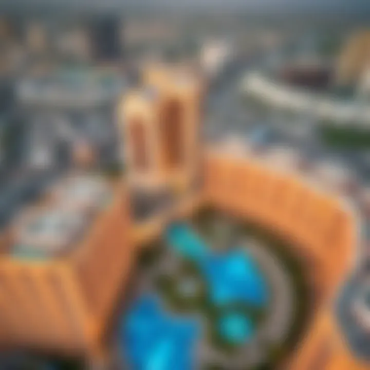 Aerial view of Al Wasl One showcasing modern architecture