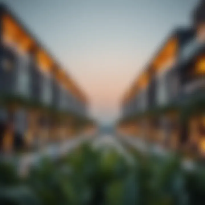 Modern residential development in Dubai