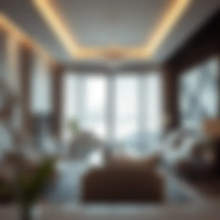 Luxurious interior design elements of Art 9 apartments highlighting modern aesthetics