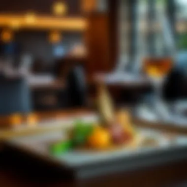 Culinary Masterpiece from Asma Artfully presented dish from Asma Restaurant