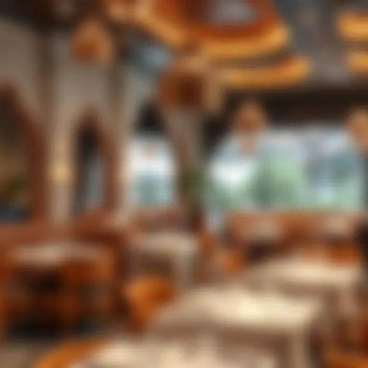 Stunning Interior of Asma Restaurant Interior design showcasing the unique vibe of Asma Restaurant