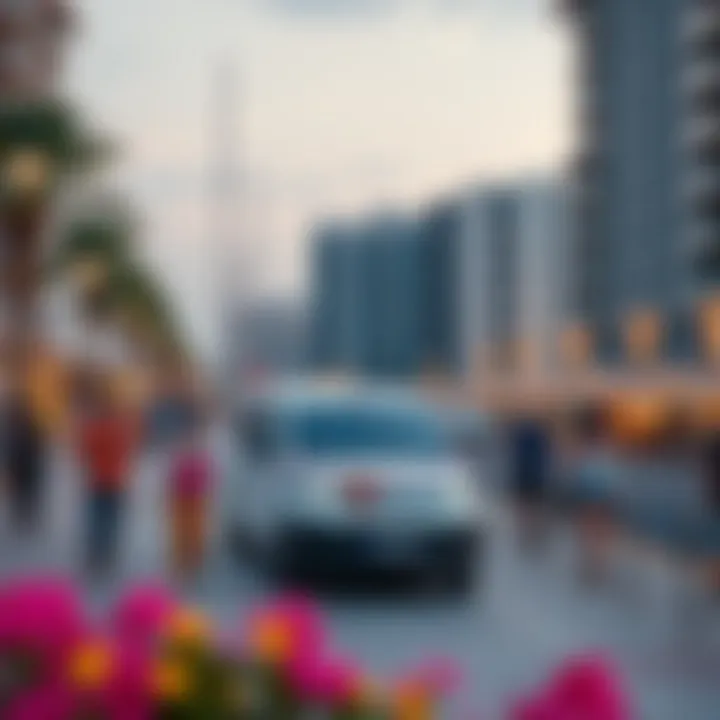 Community Vibrance at Azure Marina Vibrant community life in Azure Marina with bustling waterfront