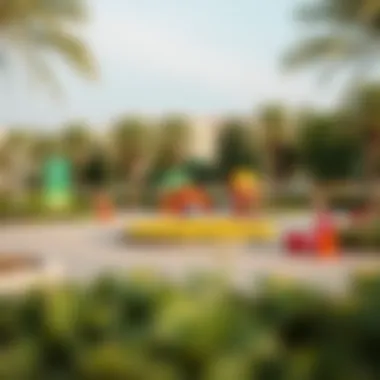 Community Park in Badrah Vibrant community park in Badrah