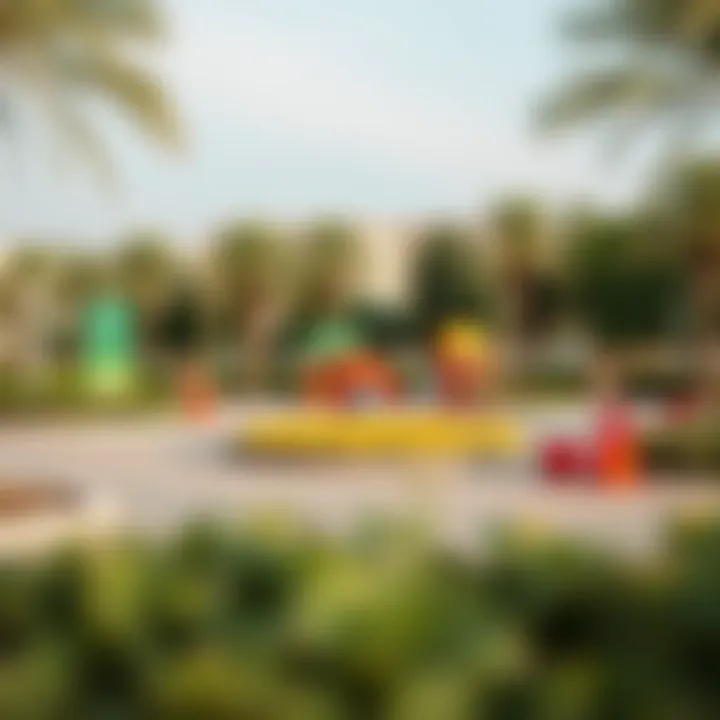 Community Park in Badrah Vibrant community park in Badrah