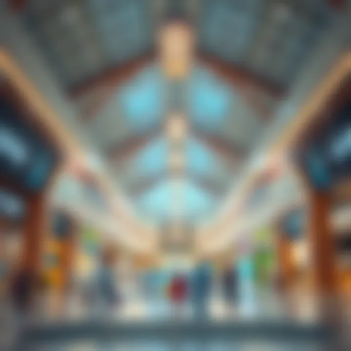 A welcoming ambiance inviting shoppers to explore Bani Yas Mall