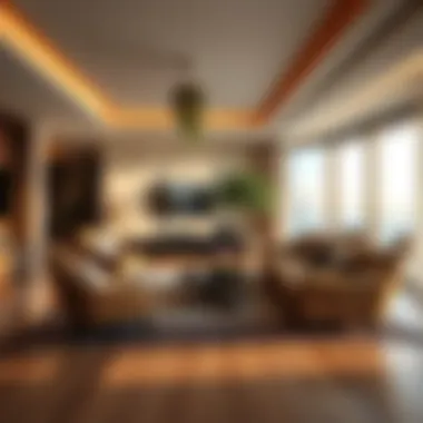 Luxurious living area at Banyan Tree Residences Dubai