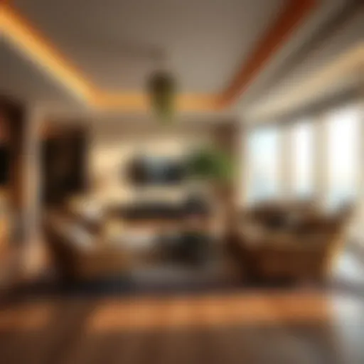 Luxurious living area at Banyan Tree Residences Dubai