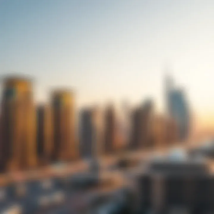 Luxurious Dubai skyline showcasing iconic architecture