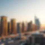 The Iconic Skyline of Dubai Luxurious Dubai skyline showcasing iconic architecture