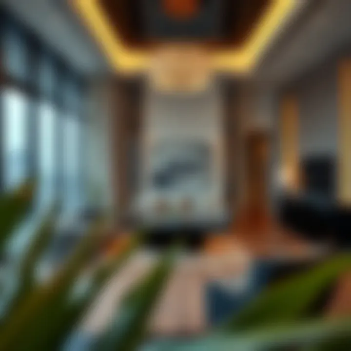 A luxurious apartment interior reflecting modern design and amenities