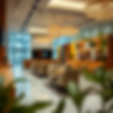 Customer Experience at Binghatti Sales Center Highlighting customer service areas within the Binghatti Sales Center that enhance client experience