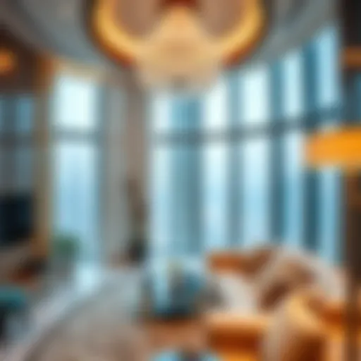 Stunning Interior Design of Burj Khalifa Apartments Luxurious apartment interior in Burj Khalifa