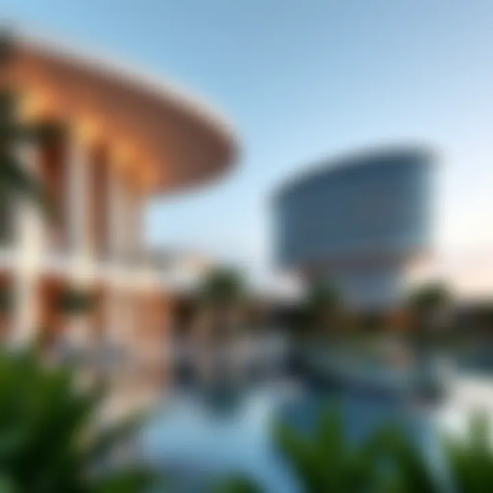 Architectural Marvel of Bvlgari Hotel The stunning architectural design of Bvlgari Hotel highlighting its elegance and modernity