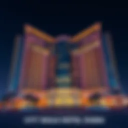 Stunning facade of City Walk Hotel Dubai