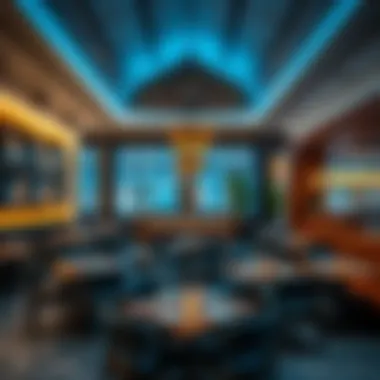 Contemporary restaurant interior design