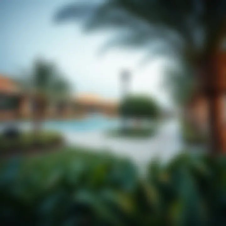 Community amenities in Dubai Hills Estate, featuring parks and recreational areas