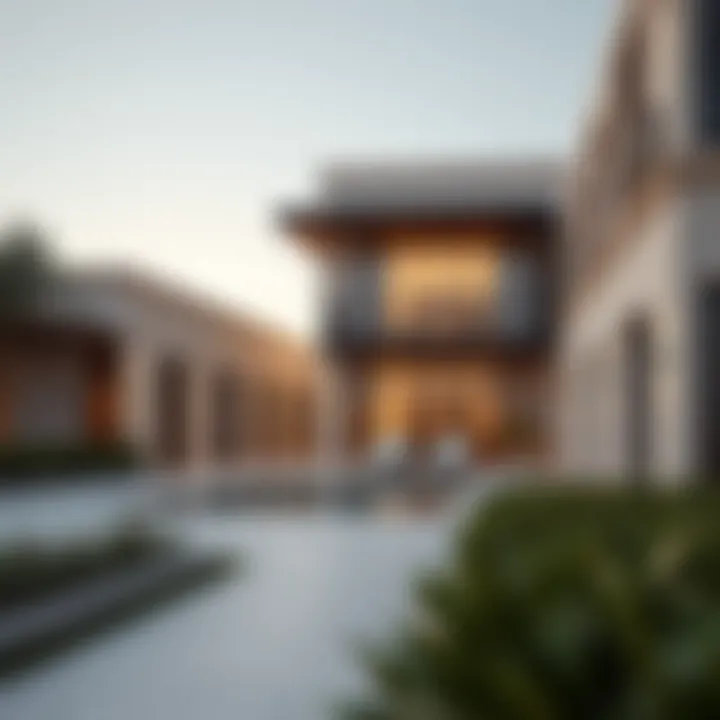 Modern architectural designs in Dubai Hills Estate