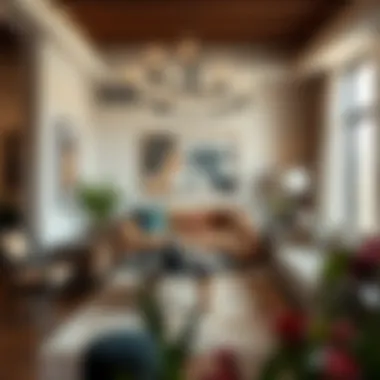 Before and after transformation of a living space