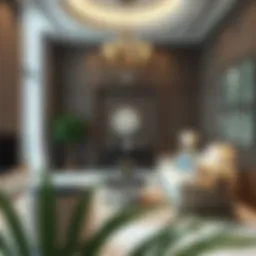 Luxurious home interior with pristine cleanliness