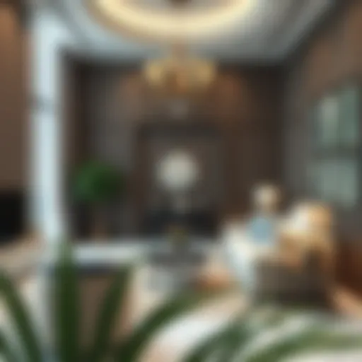 Luxurious home interior with pristine cleanliness