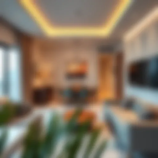 Stylish Living Space in Deira Modern 1 BHK apartment interior in Deira