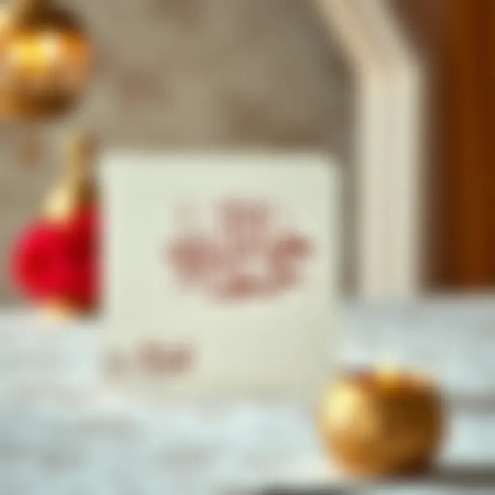 A beautifully designed Eid greeting card with calligraphy