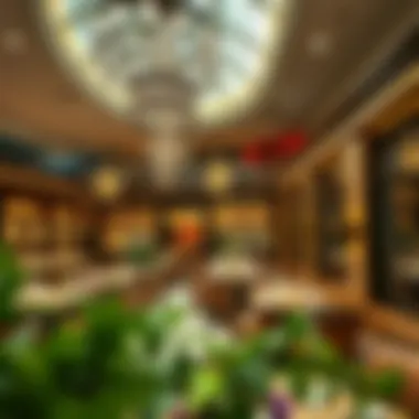 Vibrant dining atmosphere at Dubai Hills Mall