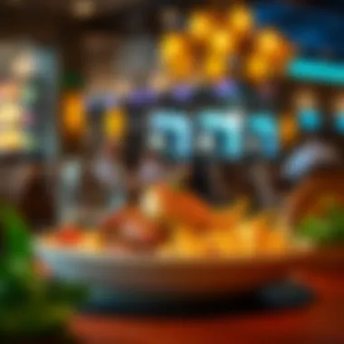 Exquisite dish from a local restaurant