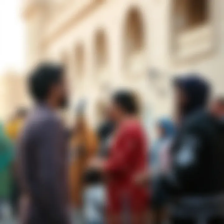 Cultural event highlighting the community spirit of Al Quoz