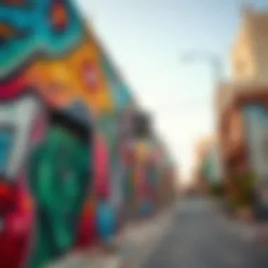 Stunning street art in Al Quoz