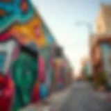 Vibrant Street Art in Al Quoz Stunning street art in Al Quoz