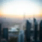 Aerial View of Sharjah and Dubai Skyline Aerial view of Sharjah and Dubai skyline