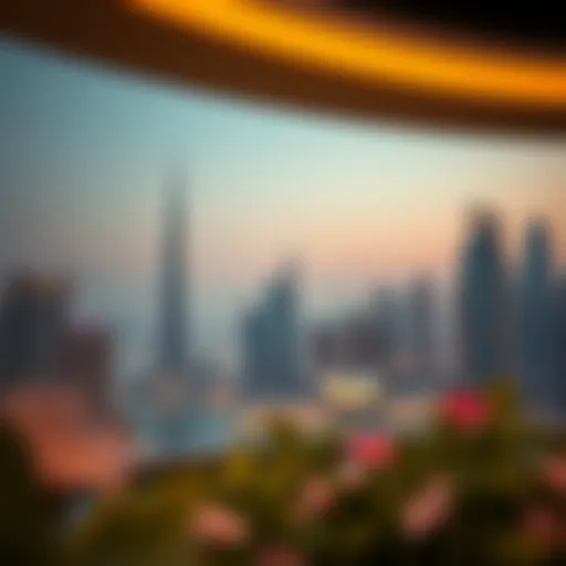 A stunning view of Dubai's skyline showcasing modern architecture