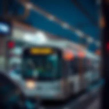 A public transportation system with a focus on efficiency