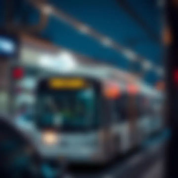 A public transportation system with a focus on efficiency